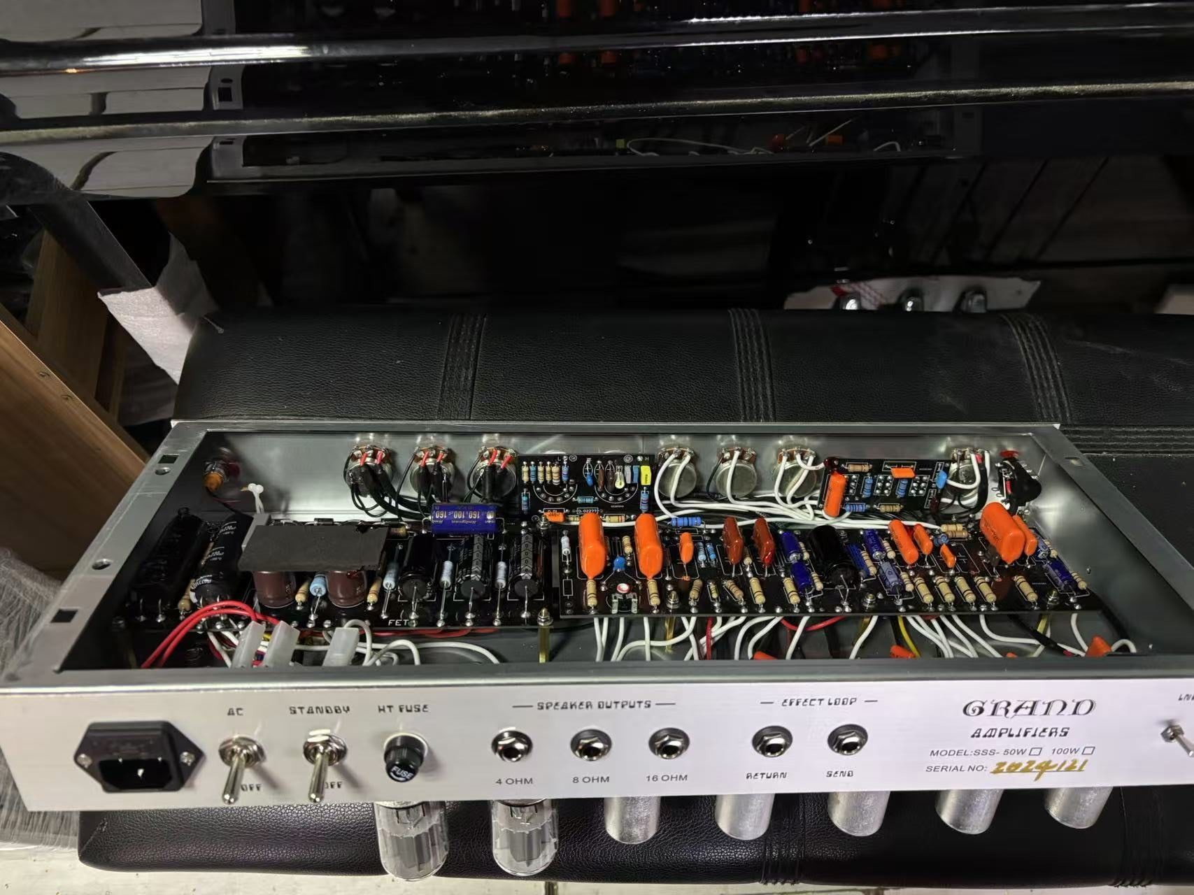Custom Dumble Steel String Singer Clean Reverb Tone SSS20 ECC83S*5 EH 6V6*2, Handmade Grand Guitar Amp Head 20W 50W 100W Optional
