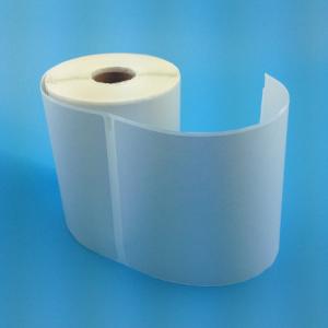 China Rectangular Inkjet Adhesive Blank Label Rolls For Stores wholesale