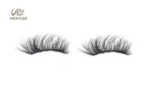 China Cotton Stalk Fluffy 29MM Natural Wispy Eyelashes wholesale