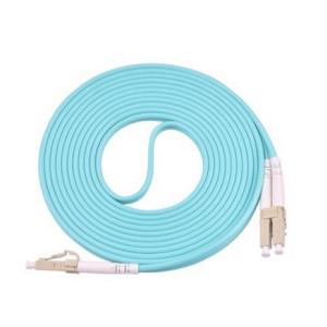 China LC / UPC OM3 2F Optical Fiber Patch Cord , MM Simplex Fiber Optic Cable on sale