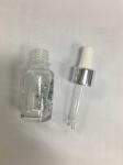 Holographic SGS Glass Essential Oil Bottles 15ml Glass Dropper Bottle OEM