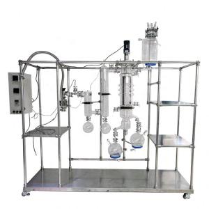China Wiped Film Distillation Equipment Pure Isolate 450RPM Vacuum Distillation wholesale