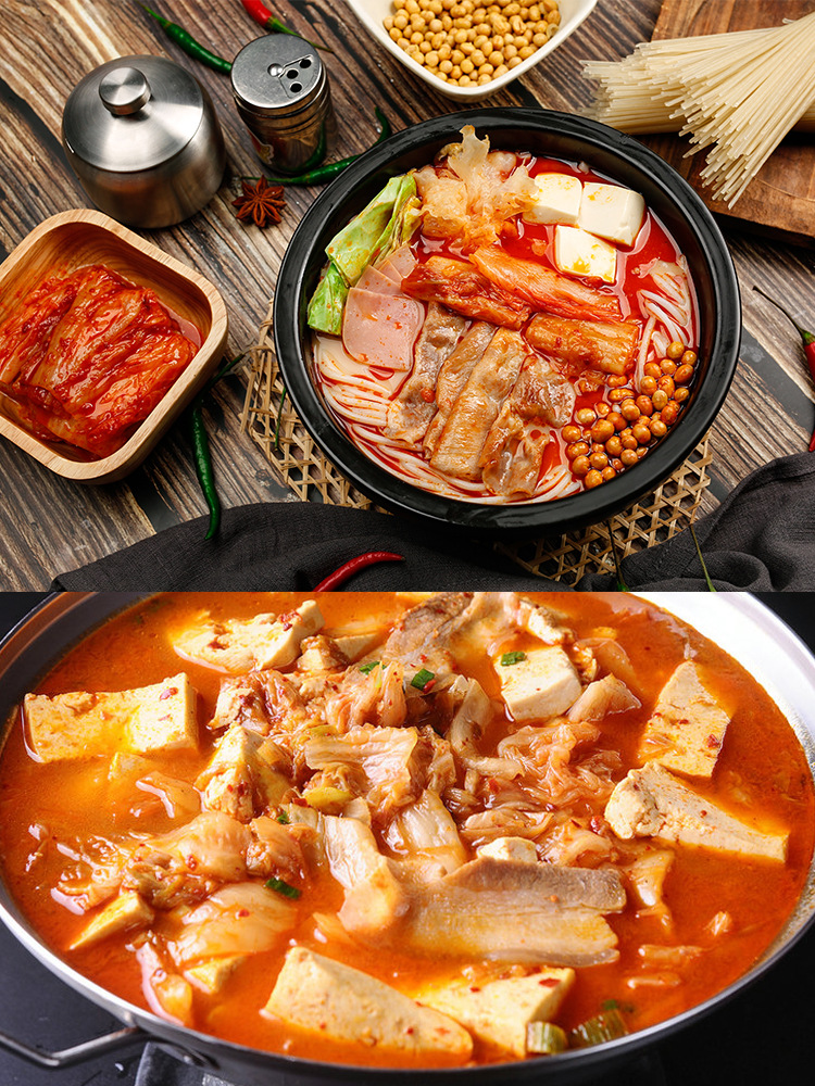 Haccp Certificated Spicy Radish Pickled Cabbage Paste Kimchi Sauce 320 G for Restaurant