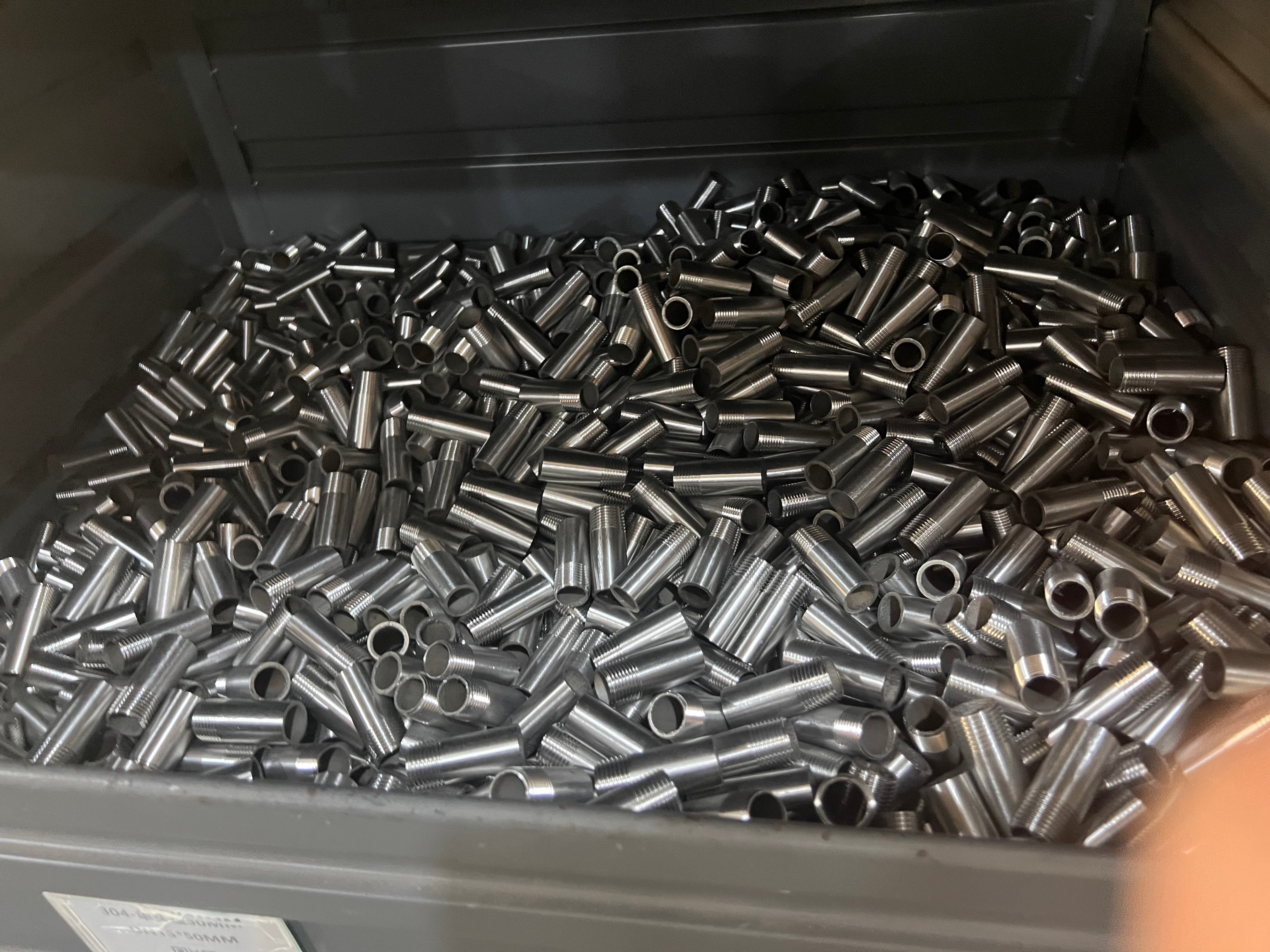 SS304 316 Welding Nipple with NPT BSPP BSPT Threaded One Side Threaded Pipe Fittings