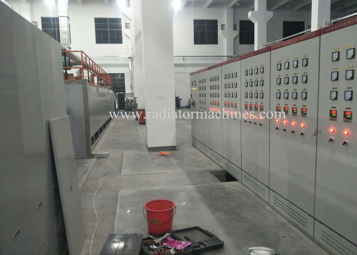 Durable CAB Electric Nocolok Brazing Furnace 1200 - 220 - 12000MM With Gas