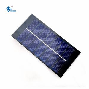 China 0.9W Portable Glass Solar Panel Charger ZW-11858 Poly Glass Paminated Solar Panels 3.5V 260mA wholesale