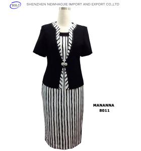 China ladies 2 piece suit dress suit jacket with dress wholesale