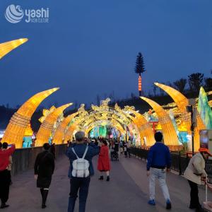 LED Lighting Vivid Silk Fish Lantern Tunnel Waterproof Customizable