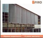 0.8mm Aluminium Sun Shade Louvres Movable Exterior Aerofoil Ventilation