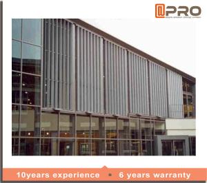 China Exterior 4.0mm Aluminum Shutters Louver Shades Powder Coating wholesale