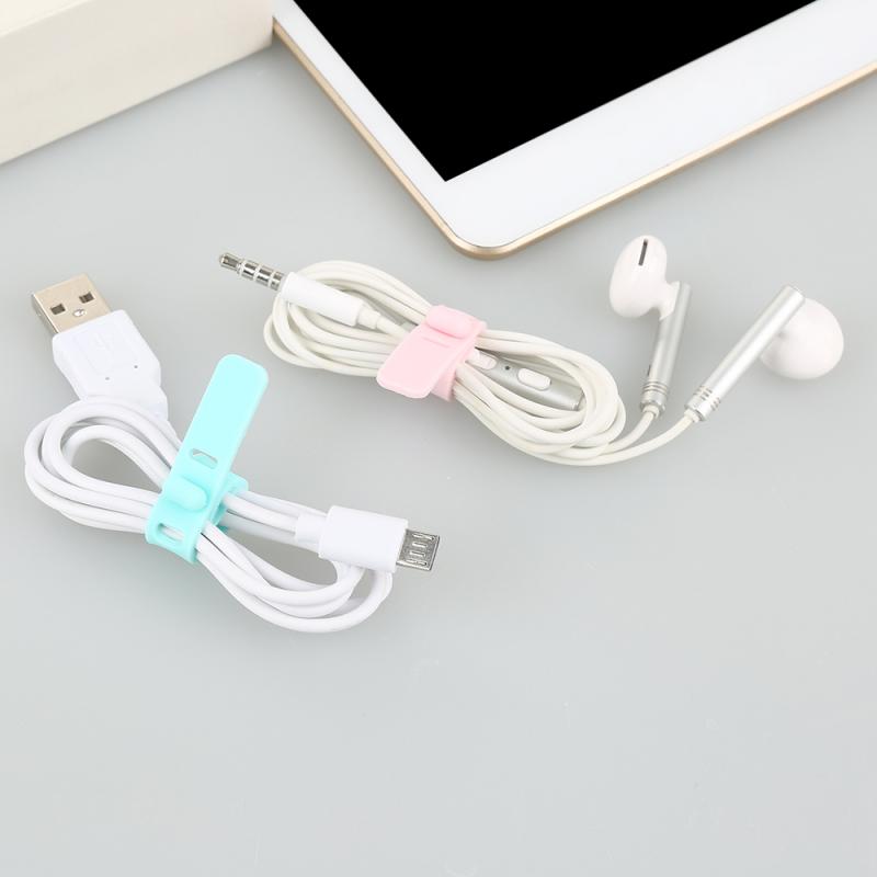 1.5mm-2.0mm Oval Silicone Self Gripping Cable Ties 6.5cm 7.4cm