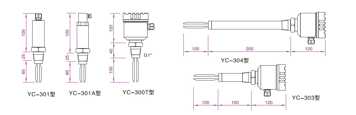 Vacorda High Sensitivity Tuning Fork Switch High Temperature Resistant