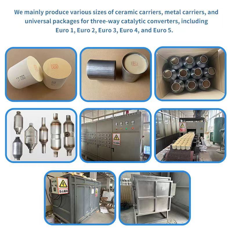 Ceramic Carrier Runway Shape High-Quality Three-Way Catalytic Filter Element Euro 1-5 Model: 148*84*100