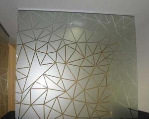 China Good Abrasion Resistance/Slip-Resistant Frosted Glass with Long Service Time wholesale