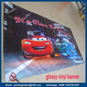 China Printed Glossy Vinyl Banner with Velcro wholesale