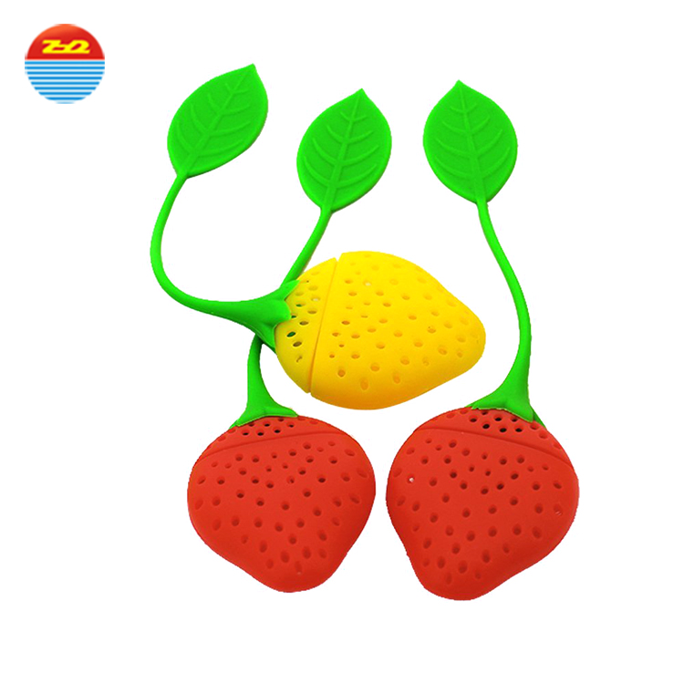 Unique silicone lemon tea infuser personalized soft food grade unique silicone tea infuser mini silicone tea container