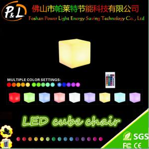 China Event Party Wedding Decor Plastic led cube light wholesale