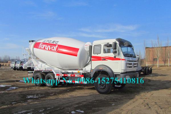 2638 380hp Beiben Mercedes Benz Brand New 6x6 10cbm Concrete Transit Mixer Truck