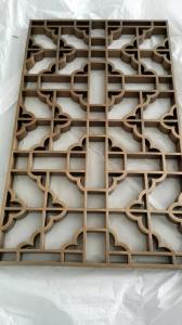 China Cooper Metal Laser Cut Panels Color stainless steel screens Cooper Metal Laser Cut Panels For Sunshades Louver 304 316 wholesale