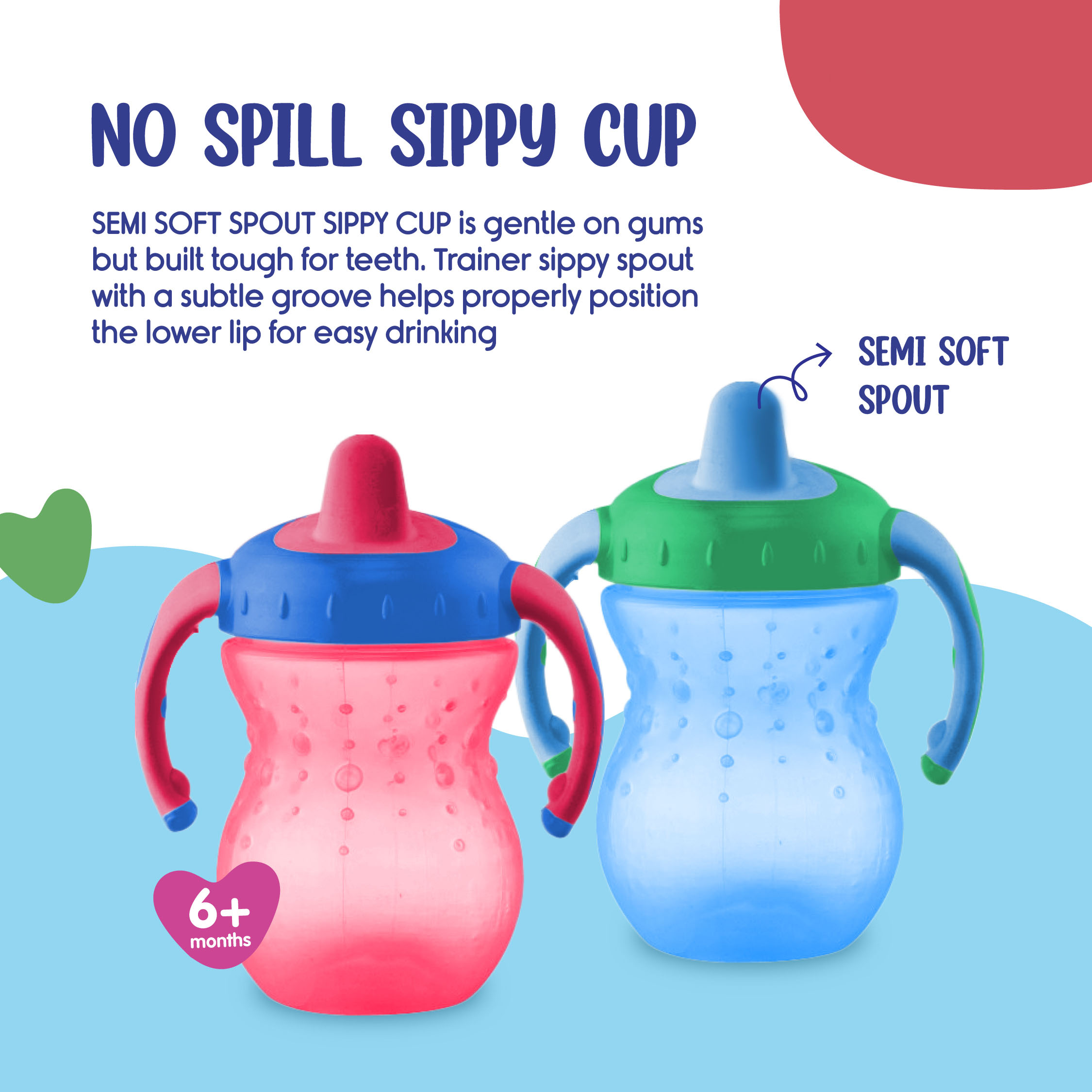 Custom Size Baby Feeding Bottles With Handle 49 X 37 X 63cm For Toddler Training