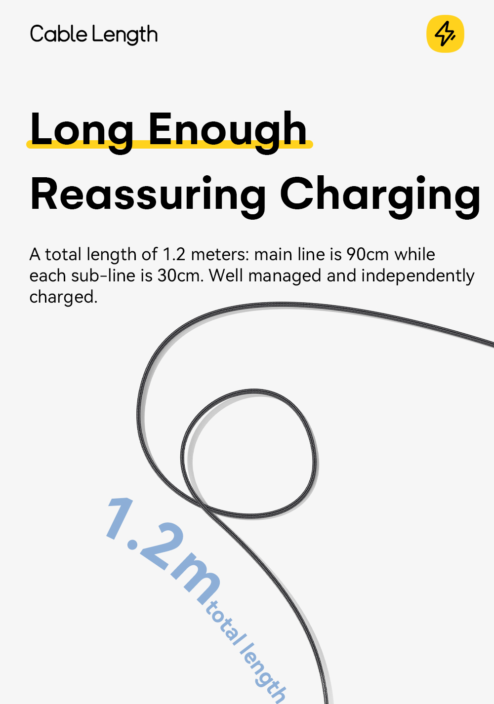 ESSAGER ES-X66 2 in 1 Cable USB C to Type C Lighting Data Charging Cable