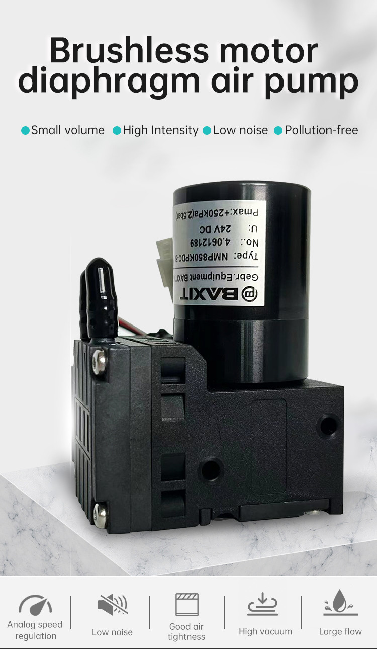 Factory Direct Micro Diaphragm Air Pump Mute Vacuum Pump