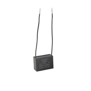 China CBB61 AC 10uF Motor Capacitor 250VAC Wire Leads Terminal For Electric Pump wholesale