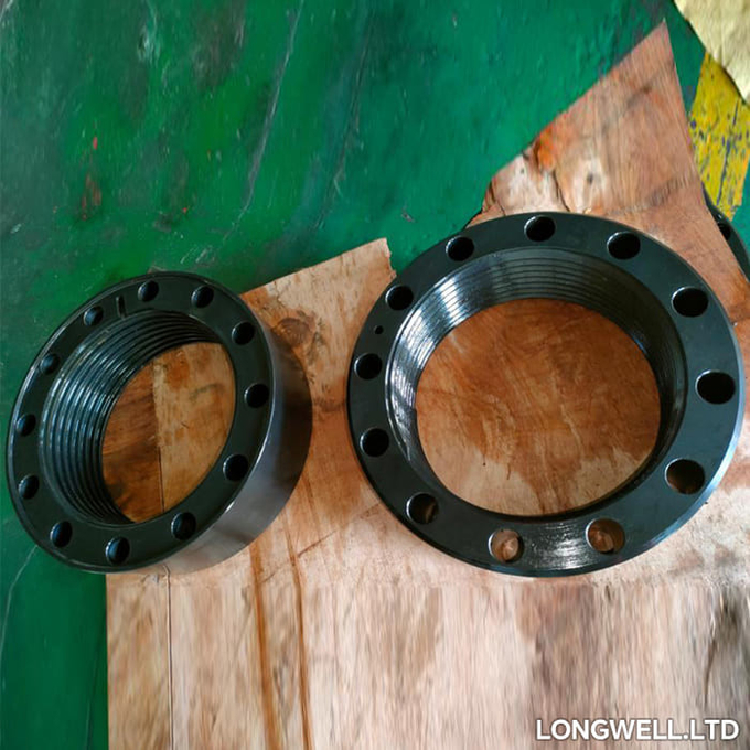 Haihua F1600 Mud Pump Components Liner Flange HH11309.05.015.152 For Drilling Rigs