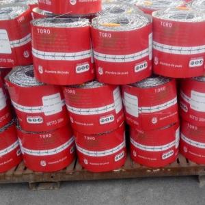 China Durable PVC Coated Barbed Wire , Bob Wire Fence Anti Corrosion Easy Maintenance wholesale