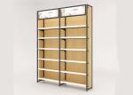 Nakajima Style Wooden Metal Shelving Unit Multi Storey For Supermarket /