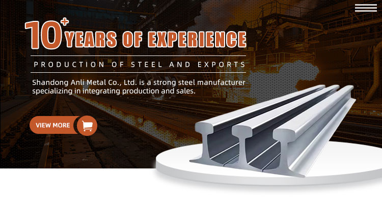 15kg 22kg 30kg 40kg 9-25m Light Steel Rail Railroad Steel Rail South African Standard