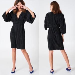China Women 2018 Trendy Summer Pleated Kimono Dress wholesale