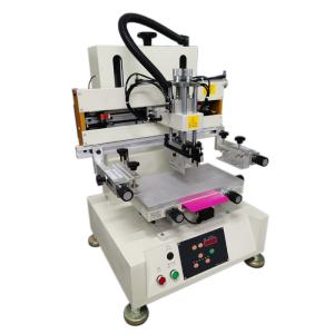 Semi Auto Desktop Screen Printing Machine 50-60HZ For Glass CD Nameplate