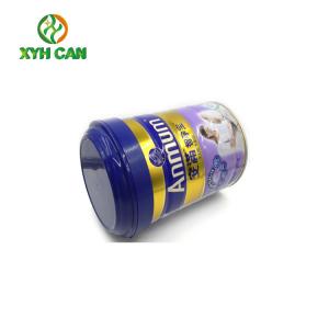 China Tin Gift Boxes for 800g Cookie Food Powder Empty Tinplate Tin Gift Box/Large Tins With Lids OEM Service wholesale