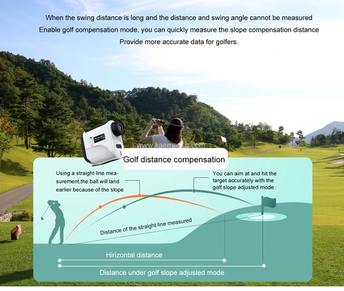 Kaemeasu OEM ODM IP54 Golf Rangefinder With Slope And Magnet F800