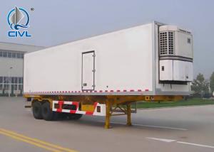 China 3 Axle Refrigerated Semi - Trailer 13-15m Long Refrigerator Semi Trailer 24000kg Cooler Trailer wholesale