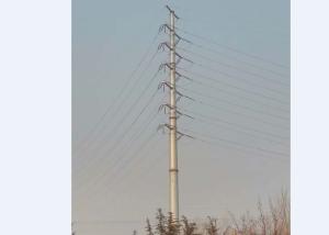 China Round Electric Steel Pole Used In High Voltage Transmission Tower wholesale