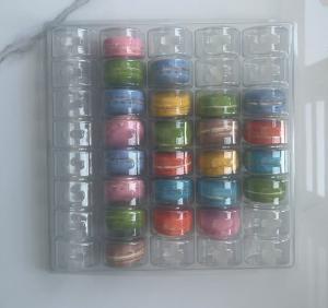 China Plastic Tower Macaron Packaging Box Customizable Design wholesale