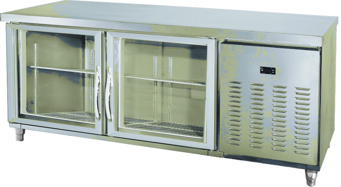 1.8m Under Counter Frost Free Fridge Flat Top With Force Air Cooling