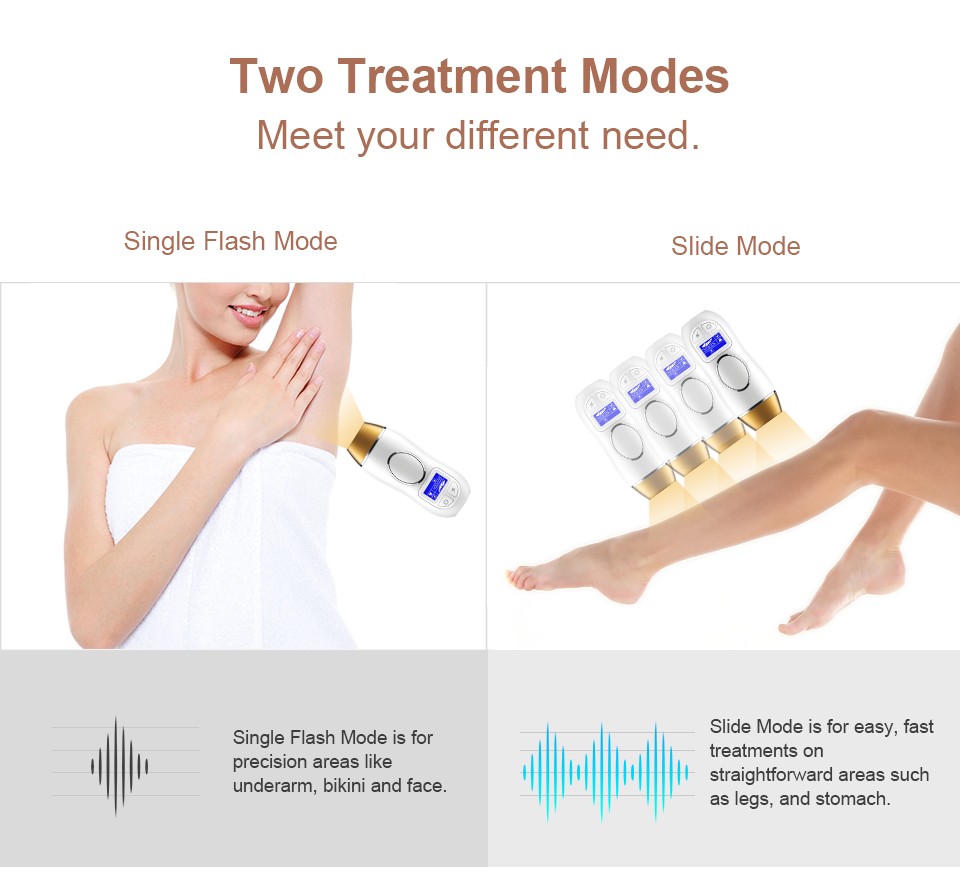 Mini Home Ipl Hair Removal Machine More Than 250000 Light Pulses Shots