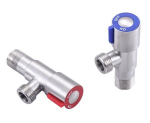 China 304 Stainless Steel Angle Valve Die Casting Parts With In-Wall Installation Method wholesale