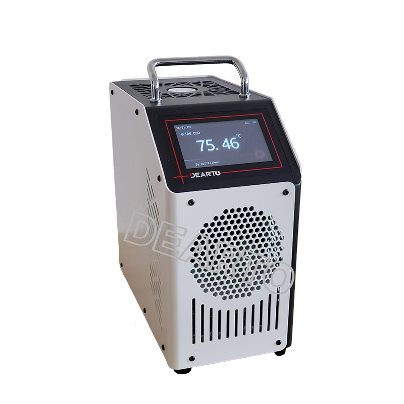 White Portable Dry Well Type Furnace for -35 Deg C Low Temperature Calibration on Site
