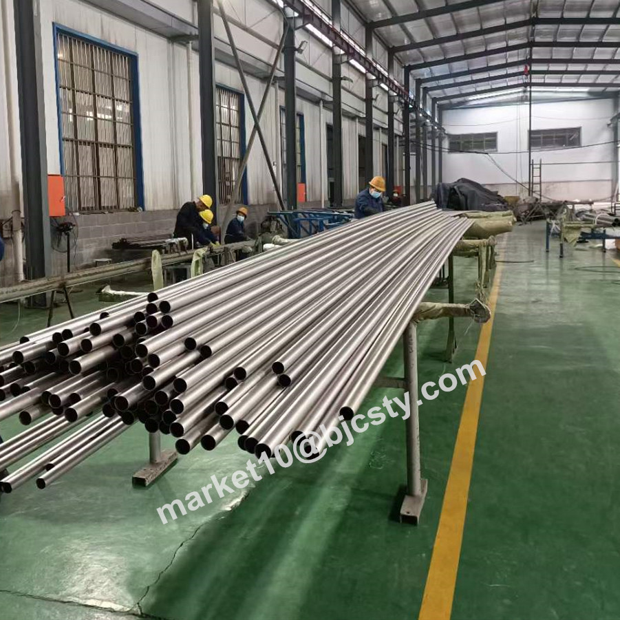 1" Sch 40 Seamless Titanium Tubing Gr2 Plain Ends for Seawater Condensers in Power Plants