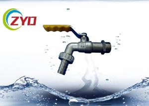 China Commercial Plumbing Bib , CE Aluminum Wave Handle Washing Machine Spigot wholesale