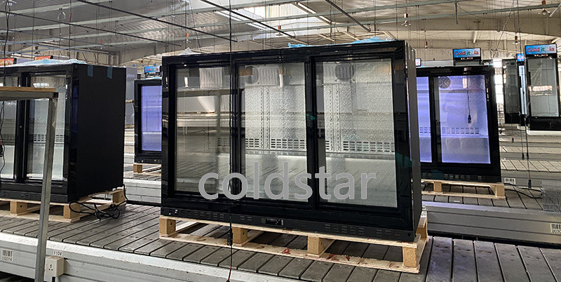 220L Double Glass Door Under Counter Back Bar Cooler Buy Beer Cooler Fridge