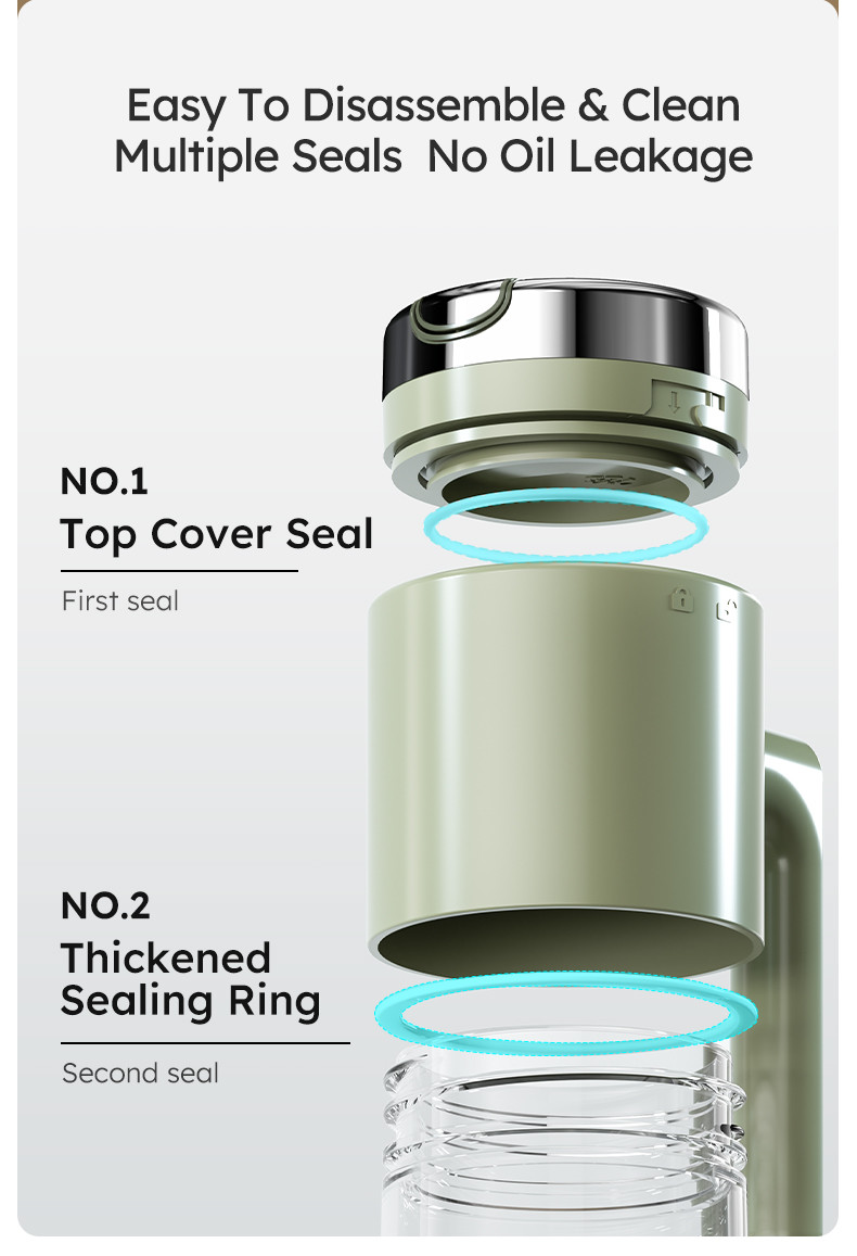 NEW 500 Ml/17oz Stainless Steel Lid Clear Vinegar And Olive Oil Bottle Dispenser Auto Flip Glass Oil Pot Container