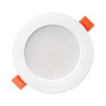 Plastic Backlit Flat Slim Round Panel Light 7W 5CCT 3 Inch Ultra Thin COB