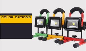 China High Quality 10W 20W 30W 50W LED Rechargeable Floodlights 2700-6500k Color Temperature wholesale