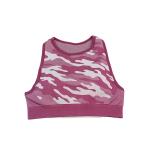 Oem Factory Manufacturer Custom Logo Spandex Ladies Sports Bras Army Camo Women