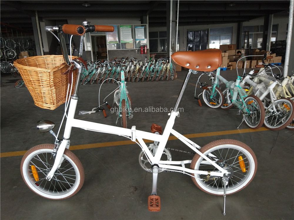 Folding Bicycle 20 Inch 7 Gear 6 Speed Hi Ten Steel Frame Aluminum Alloy Shimano Folding Bike 13KG